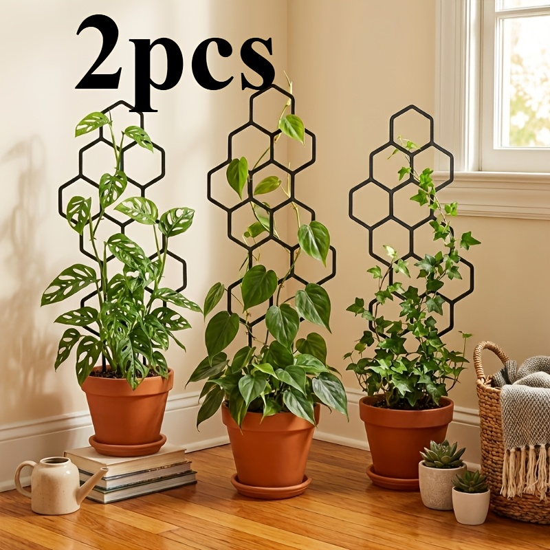 Indoor Herb Garden - 2Pcs Honeycomb Plant Climbing Trellis Potted