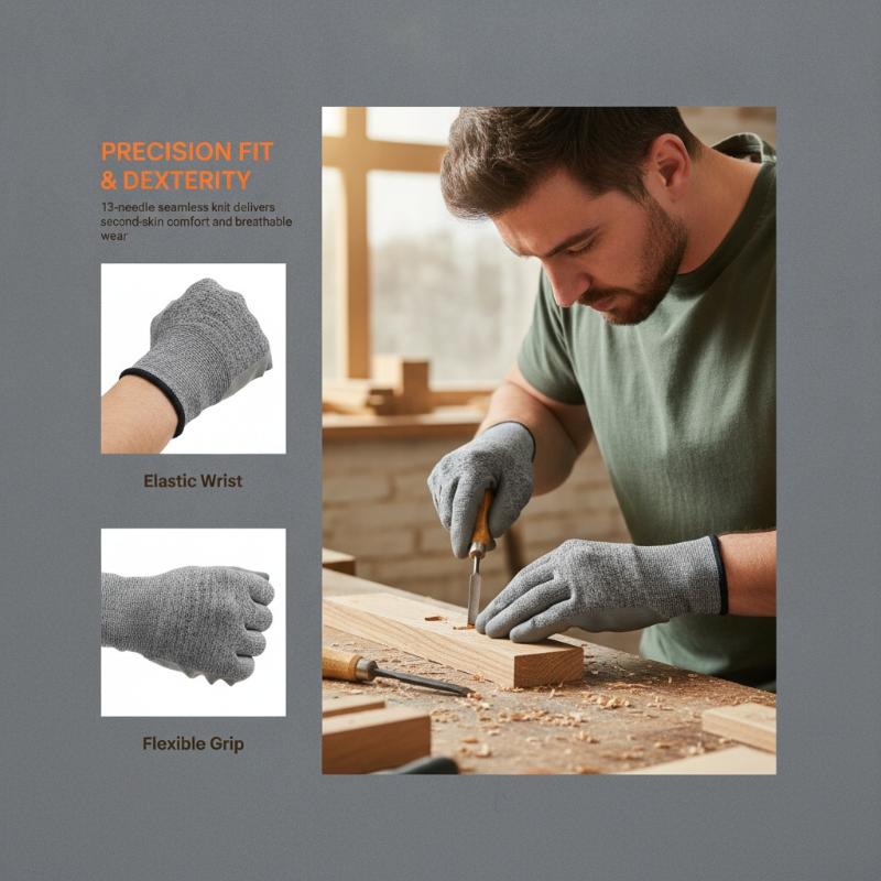 Garden Gloves - 1 Pair High Strength Anti Cut