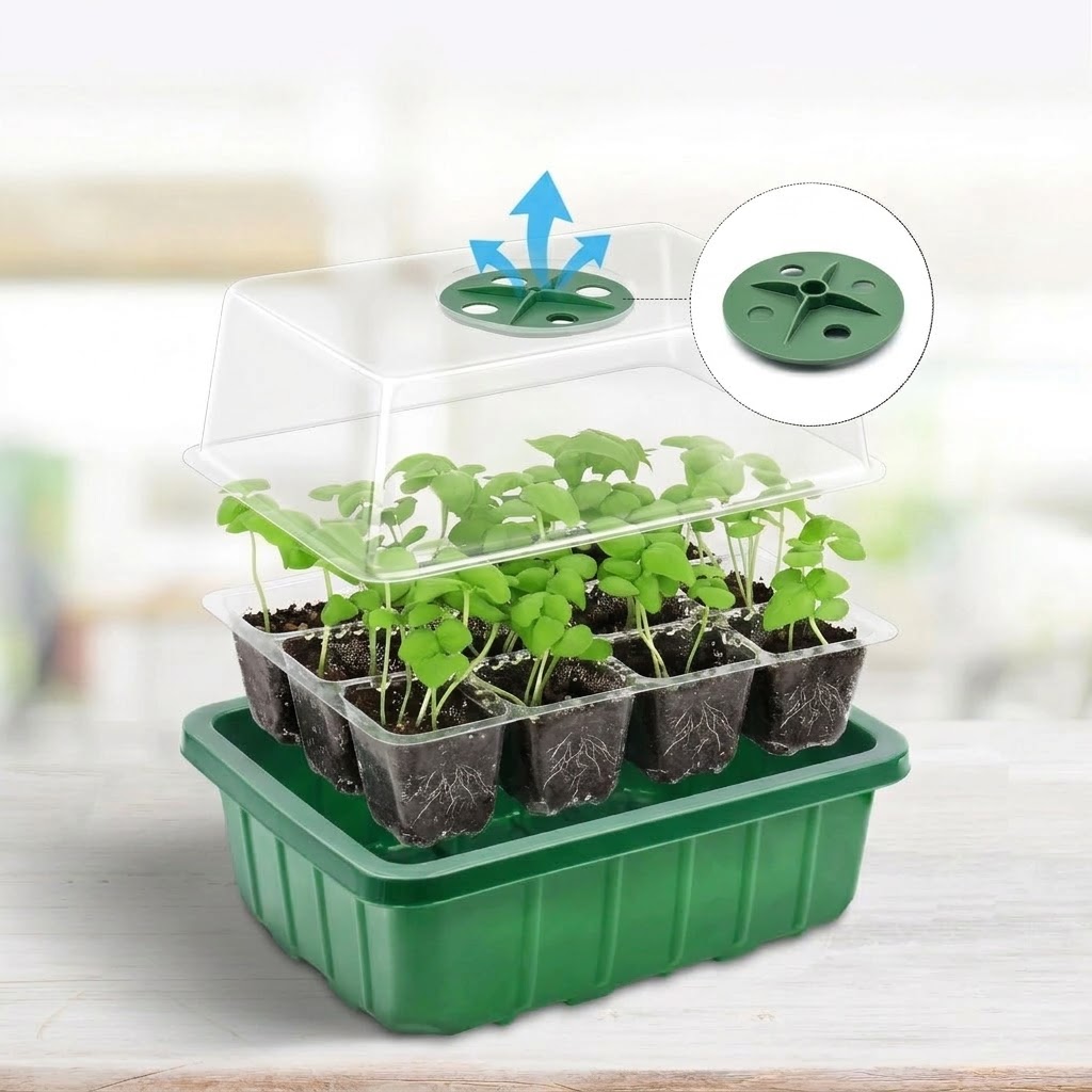 Adjustable Humidity Domes Clea - Seed Starter Tray review and price