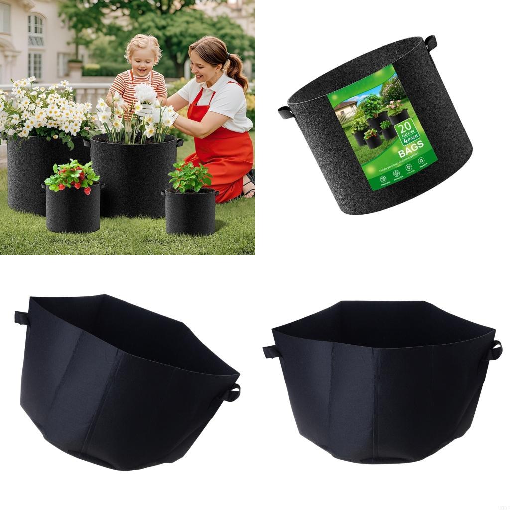   4x Reinforced Grow Pots Gard - Grow Bag review and price
