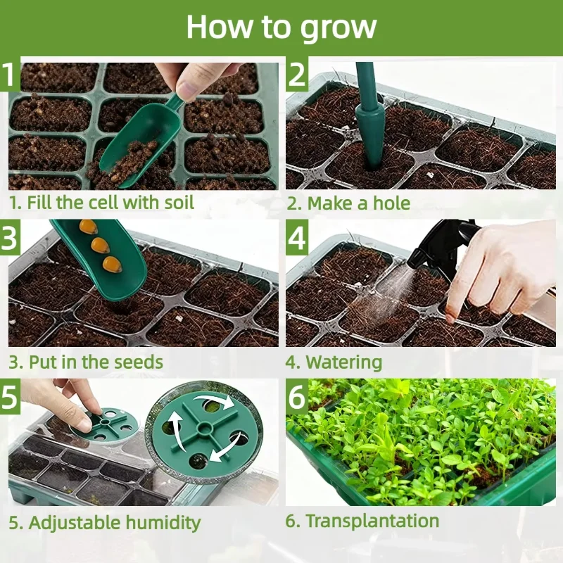 Seed Starter Tray Mini Greenho - Seed Starter Tray review and price
