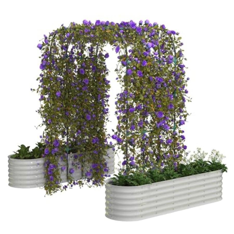 Galvanized Raised Garden Bed w - Raised Garden Bed review and price