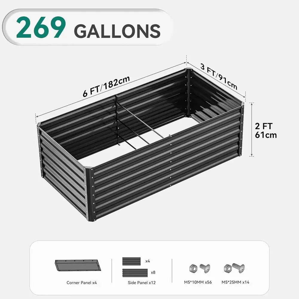 Large 72x36x24 Galvanized Meta - Garden Gloves review and price