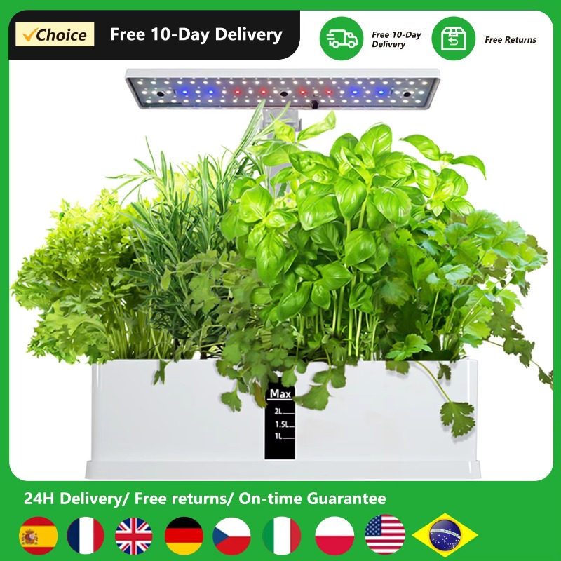 9 Pods Smart Hydroponics Growi - Grow Light Led review and price