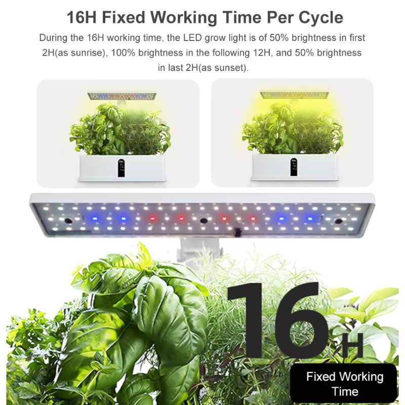 9 Pods Smart Hydroponics Growi - Grow Light Led review and price