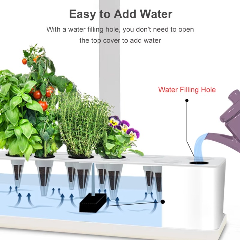 9 Pods Smart Hydroponics Growi - Grow Light Led review and price