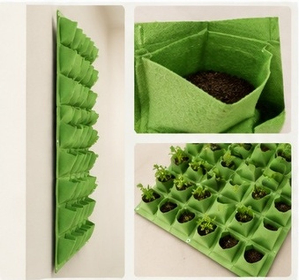 64 Pockets Wall Mounted Planti - Vertical Planter review and price