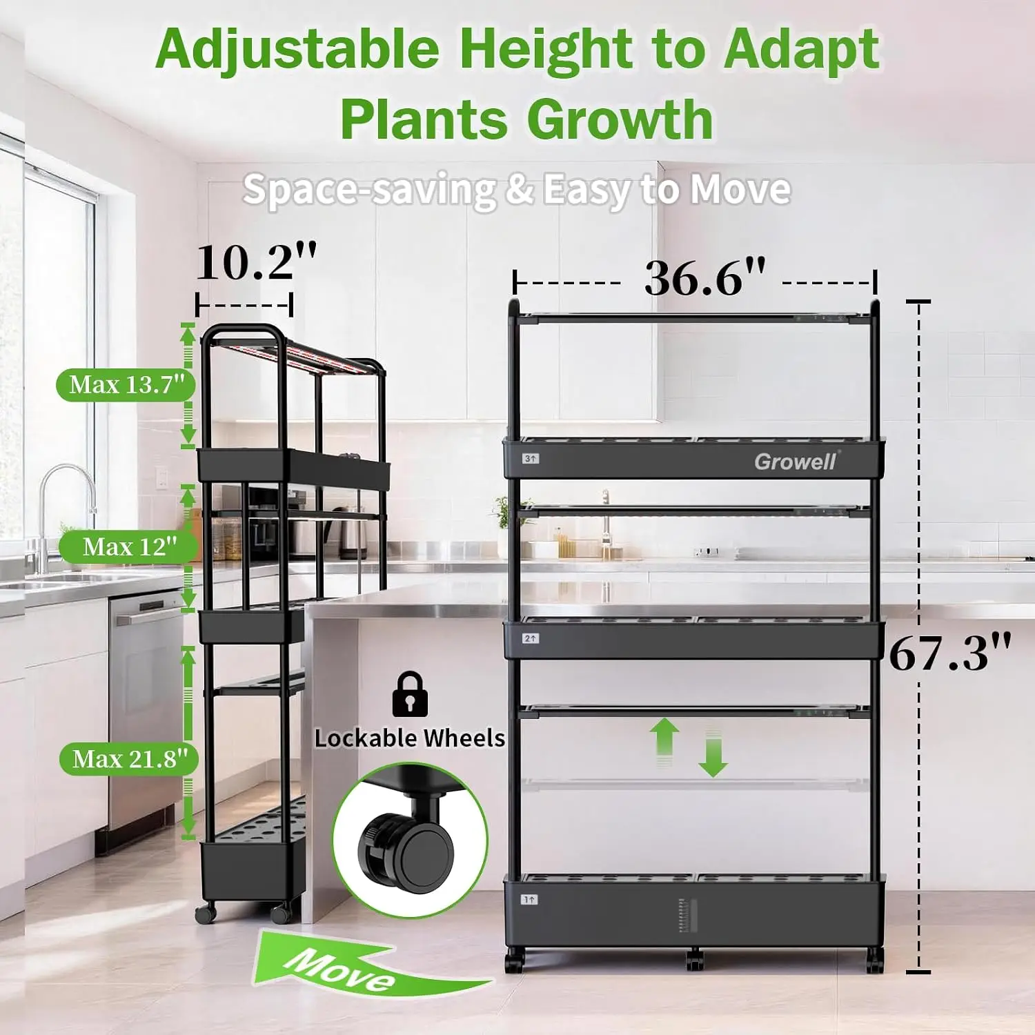 Large Hydroponics Growing Syst - Indoor Herb Garden review and price