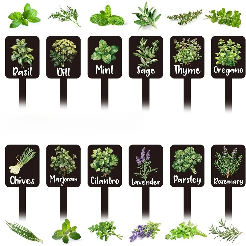 24pcs Plant Label Set Herb Gar - Indoor Herb Garden review and price